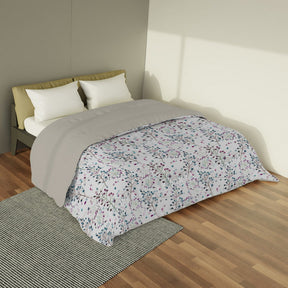 Plumón quilt de invierno Mondo di fantasia flor 2 plazas/King