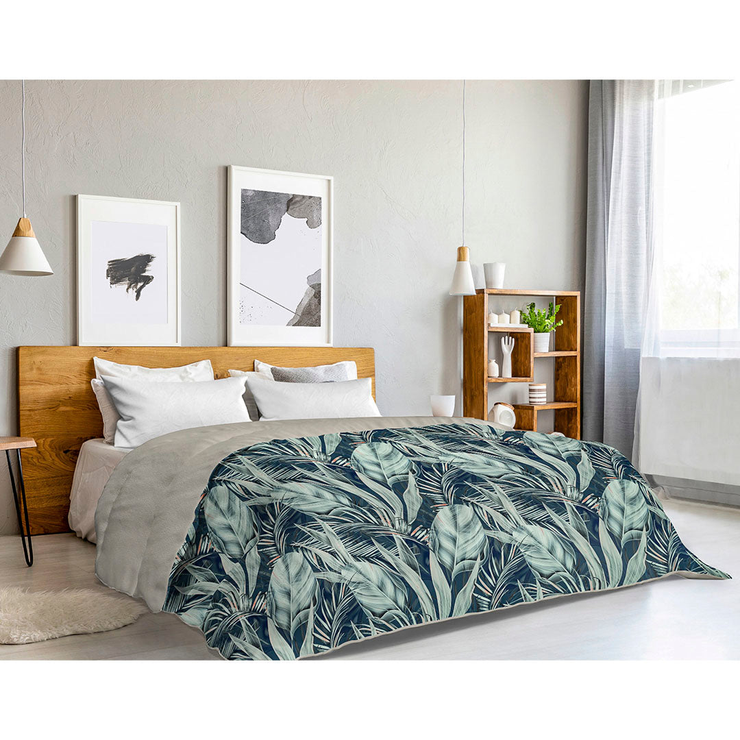Plumón quilt de invierno Fashion tropical 2 plazas/King