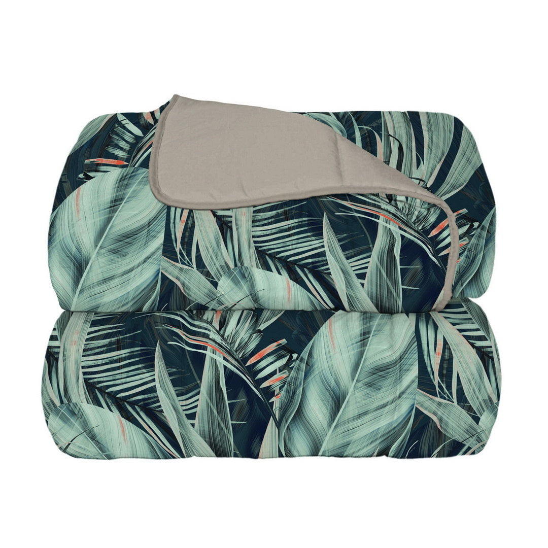 Plumón quilt de invierno Fashion tropical 2 plazas/King
