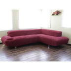 Microfibra - Funda Sofa Esquinero Bordeaux
