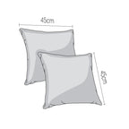 Printed Microfibra - 2 Fundas Cojines Warm