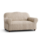 Jacquard 3D - Funda Sofa 2 cuerpos Beige Vento
