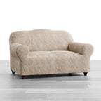 Jacquard 3D - Funda Sofa 2 cuerpos Beige Vento