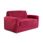 Velvet - Funda Sofa 2 cuerpos Bordeaux