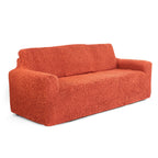 Microfibra - Funda Sofa 3 cuerpos Terracota