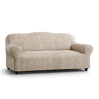 Jacquard 3D - Funda Sofa 3 cuerpos Beige Vento