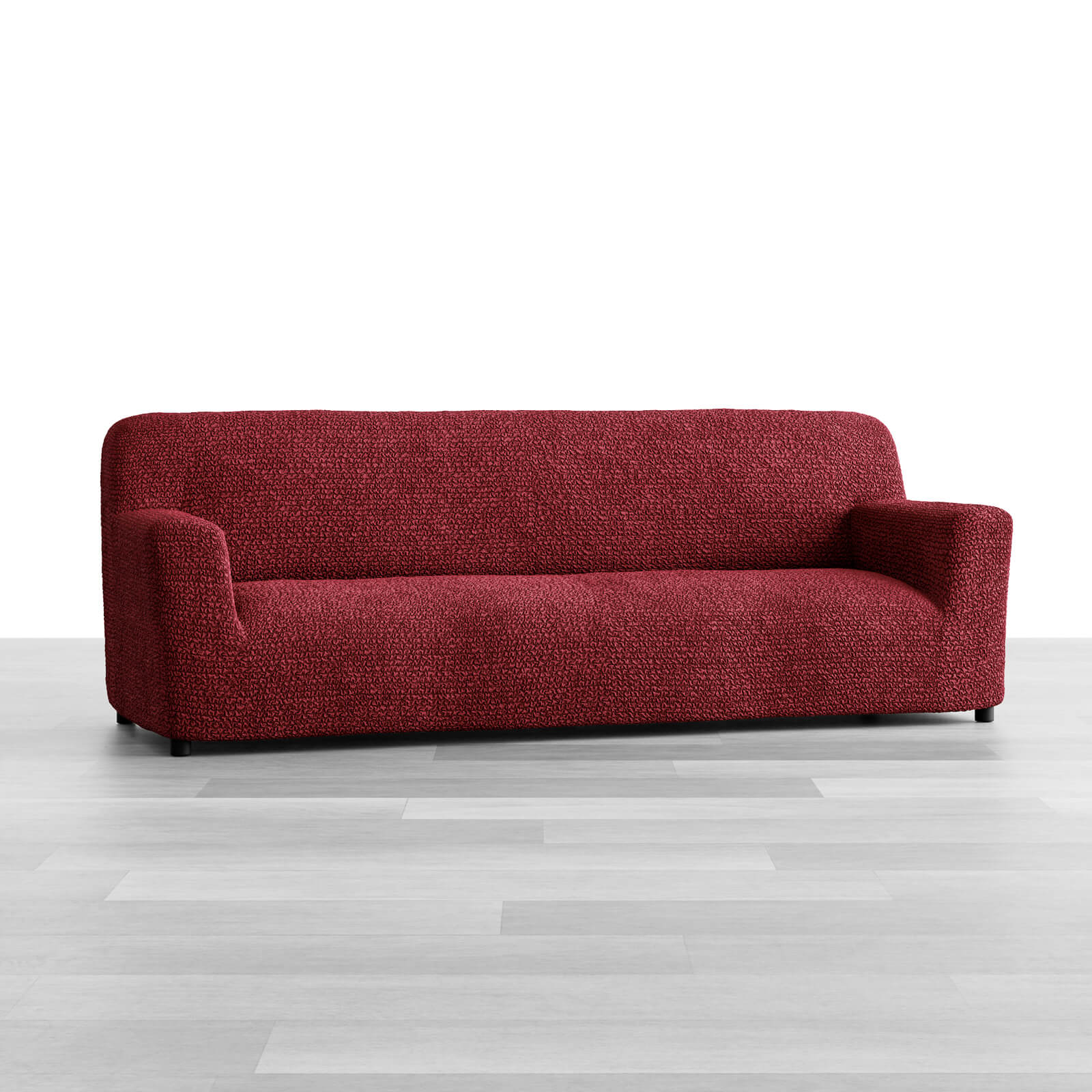 Microfibra - Funda Sofa 4 cuerpos Bordeaux
