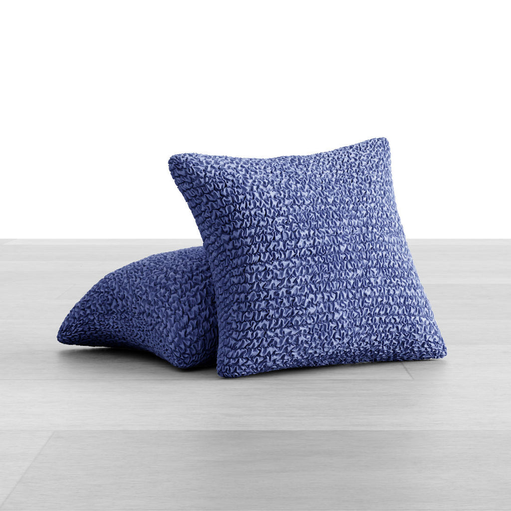 Microfibra - 2 Fundas Cojines Blue