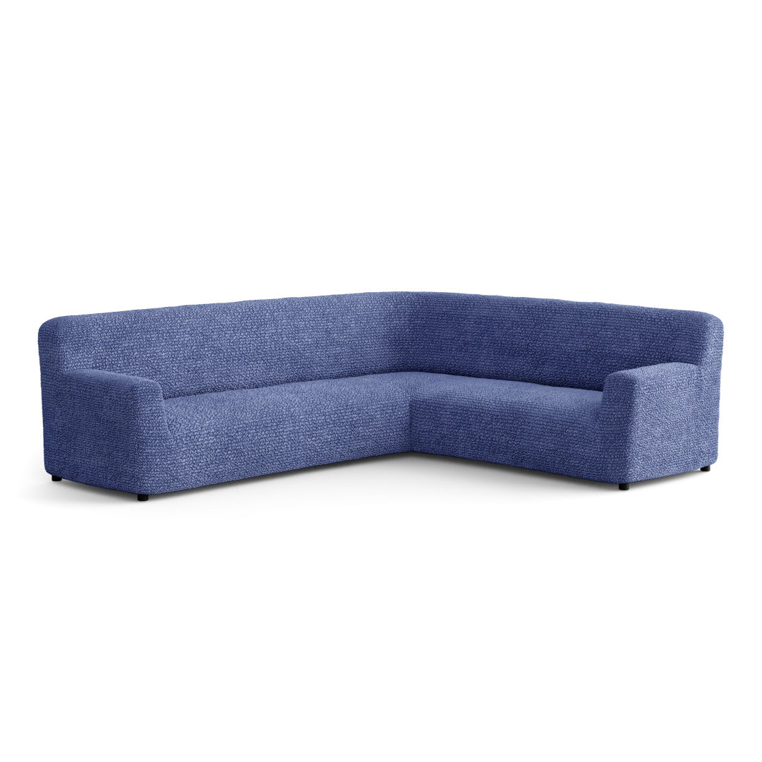 Microfibra - Funda Sofa Esquinero Blue