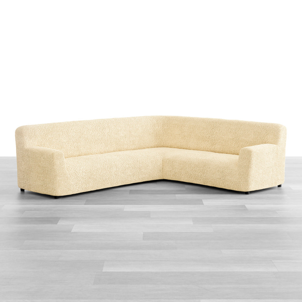 Microfibra - Funda Sofa Esquinero Vanilla