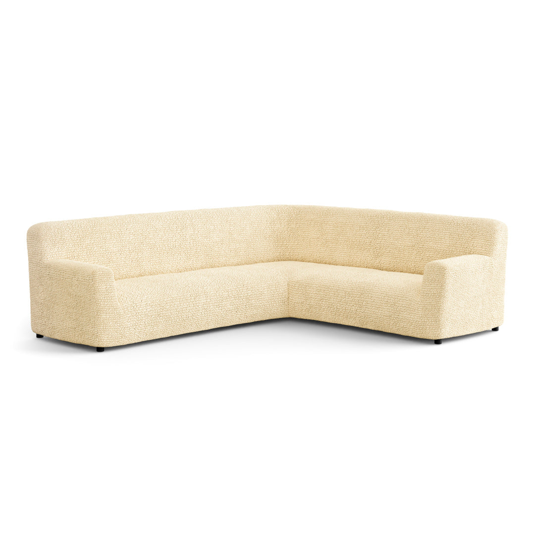 Microfibra - Funda Sofa Esquinero Vanilla