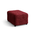 Microfibra - Funda Ottomana Bordeaux