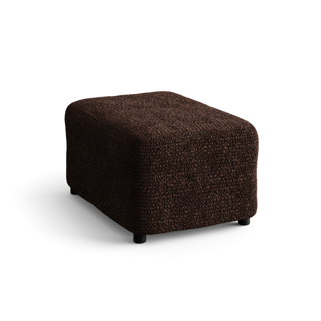 Microfibra - Funda Ottomana Dark Chocolate