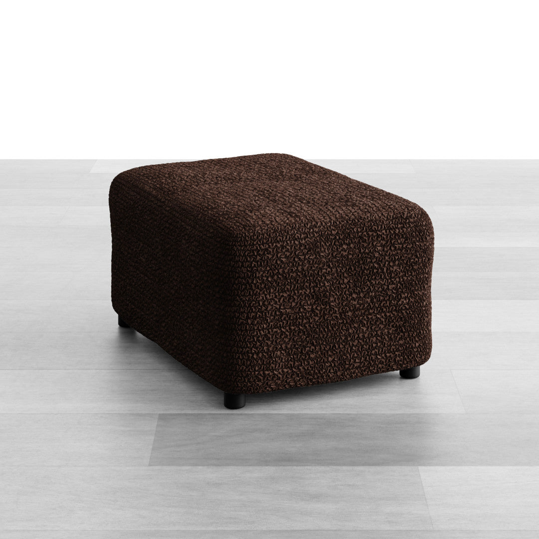 Microfibra - Funda Ottomana Dark Chocolate