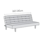 Printed Microfibra - Funda Futon Anthracite