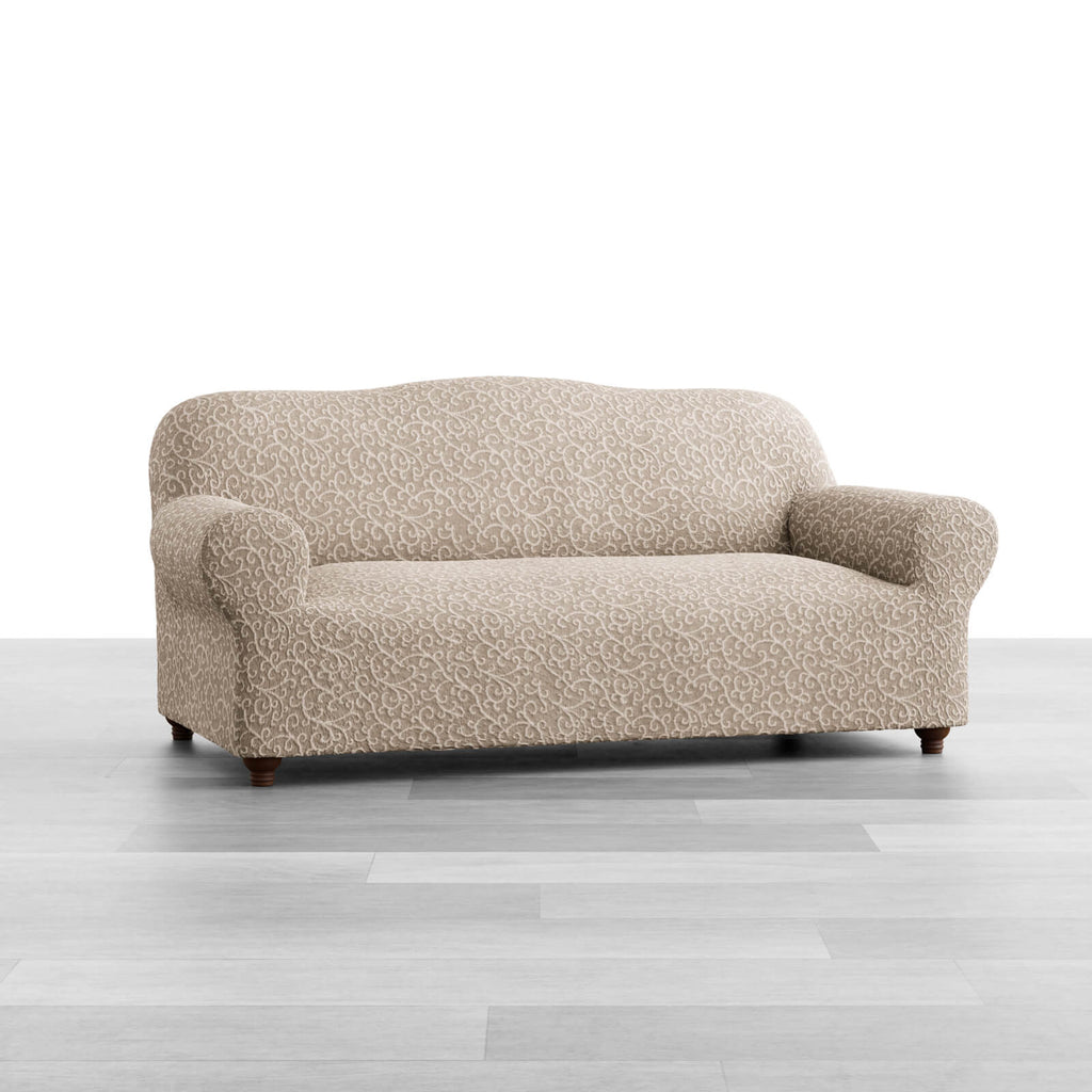 Jacquard 3D - Funda Sofa 3 cuerpos Arabesco