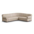 Jacquard 3D - Funda Sofa Esquinero Beige Vento