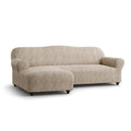 Jacquard 3D - Funda Sofa L Izquierdo Beige Vento