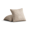 Jacquard 3D - 2 Fundas Cojines Beige Vento