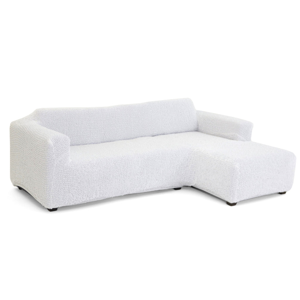 Microfibra - Funda Sofa L Derecho White