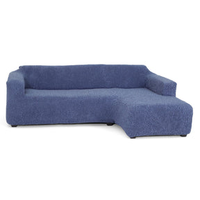 Microfibra - Funda Sofa L Derecho Blue