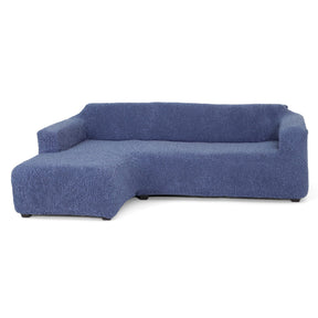 Microfibra - Funda Sofa L Izquierdo Blue
