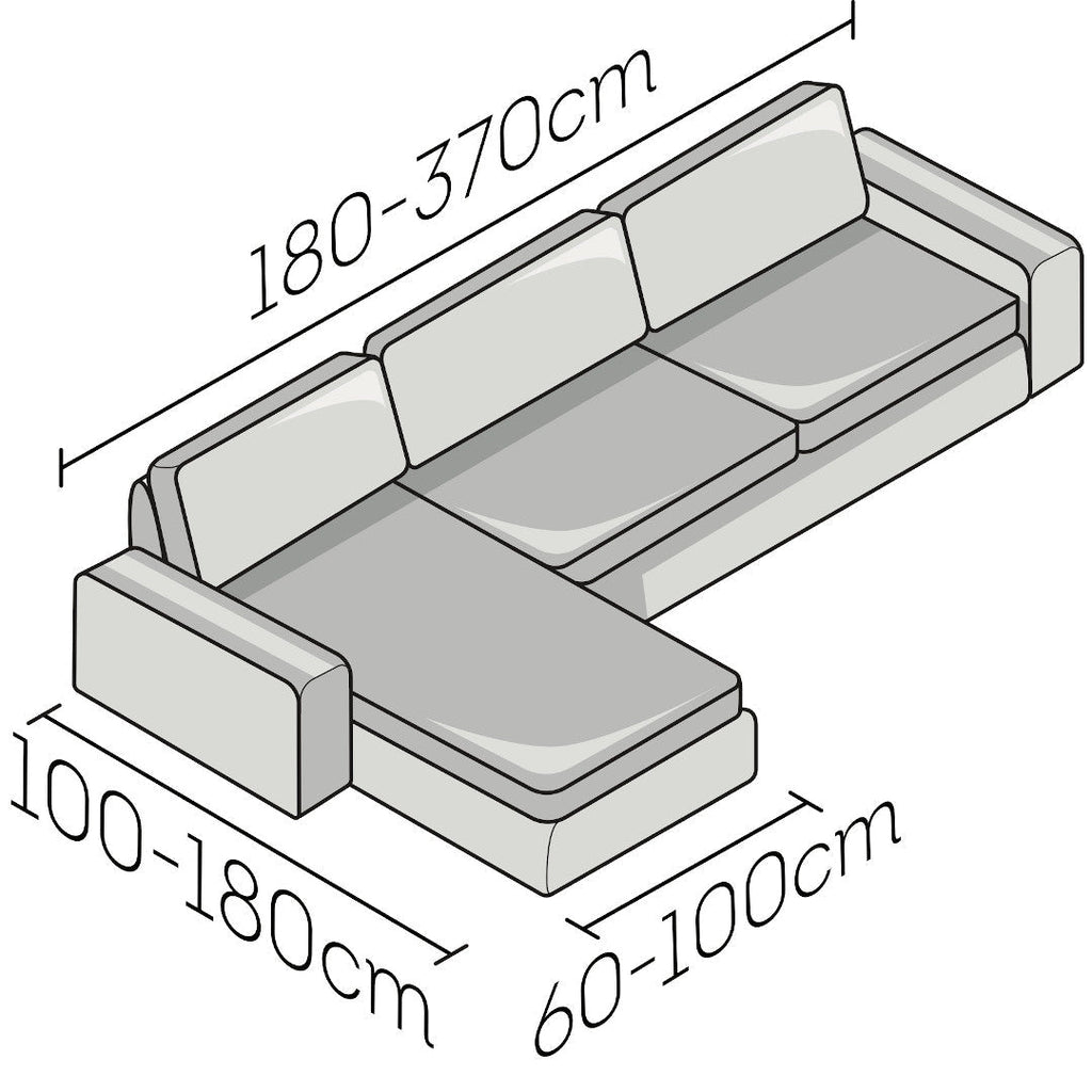 Printed Microfibra - Funda Sofa L Izquierdo Anthracite