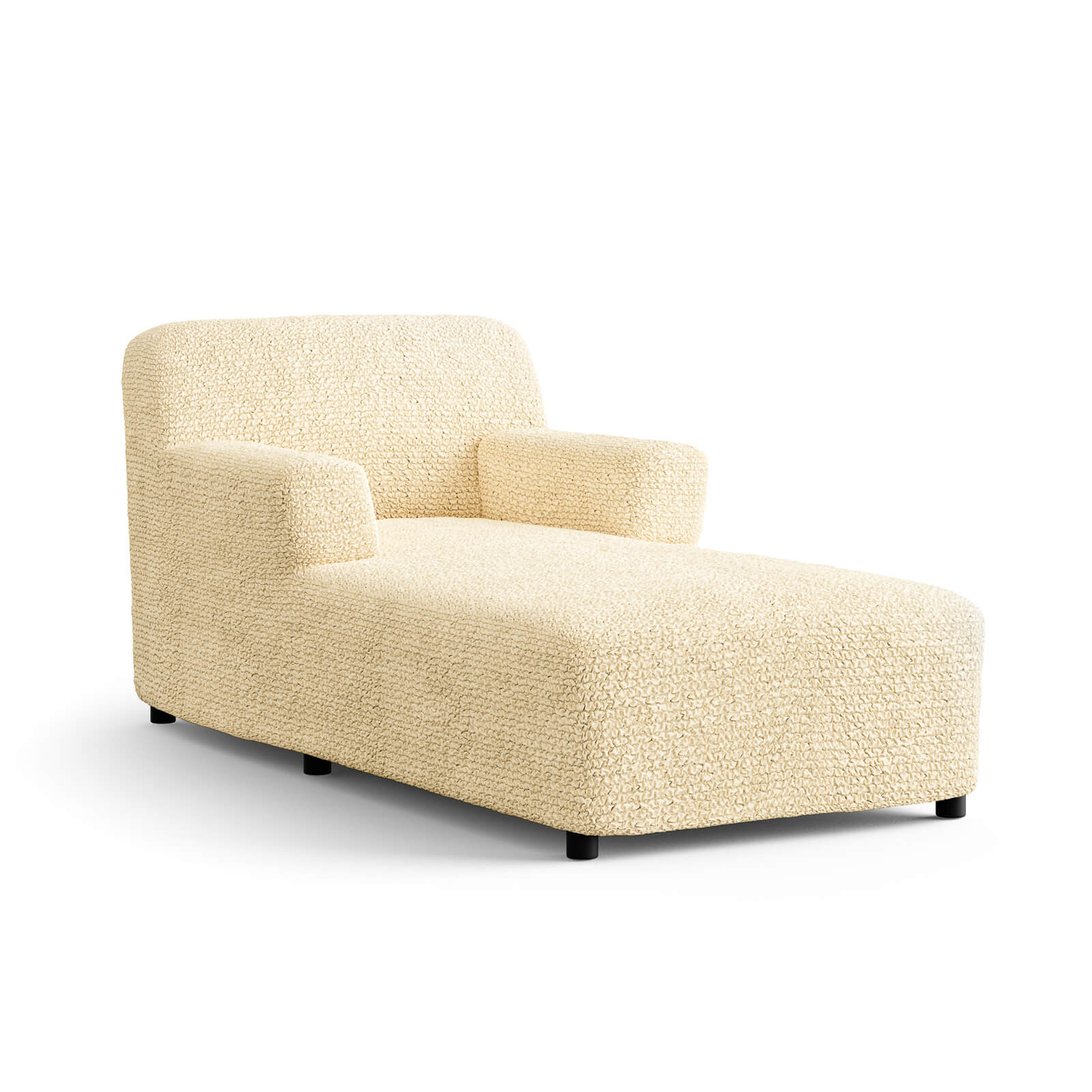 Microfibra - Funda Chaise Lounge Vanilla