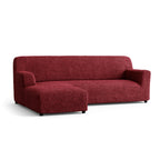 Microfibra - Funda Sofa L Izquierdo Bordeaux