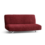 Microfibra - Funda Futon Bordeaux