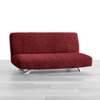 Microfibra - Funda Futon Bordeaux
