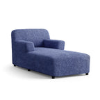 Microfibra - Funda Chaise Lounge Blue