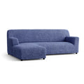 Microfibra - Funda Sofa L Izquierdo Blue