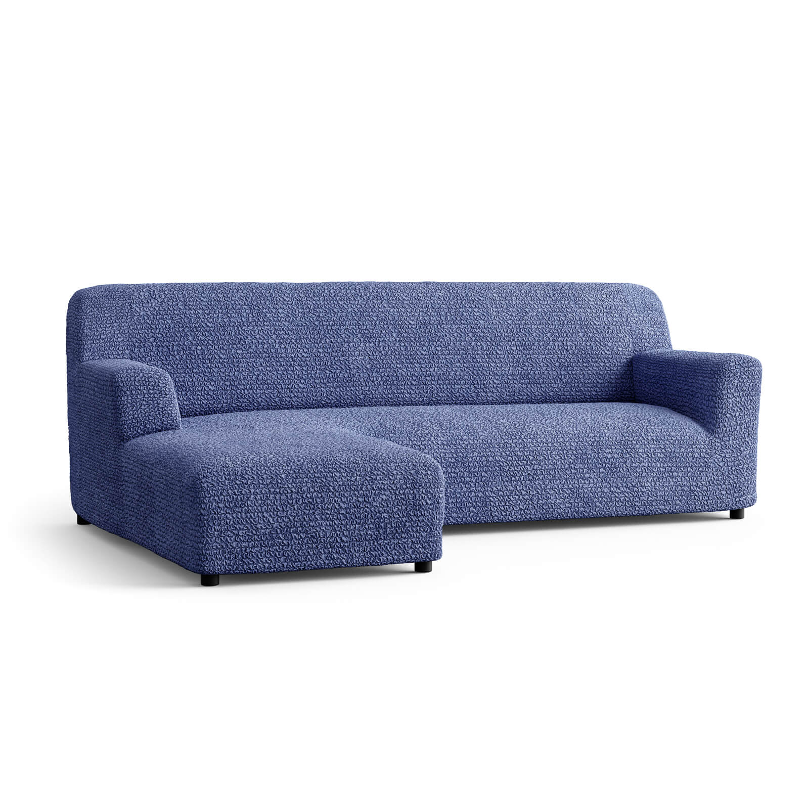 Microfibra - Funda Sofa L Izquierdo Blue