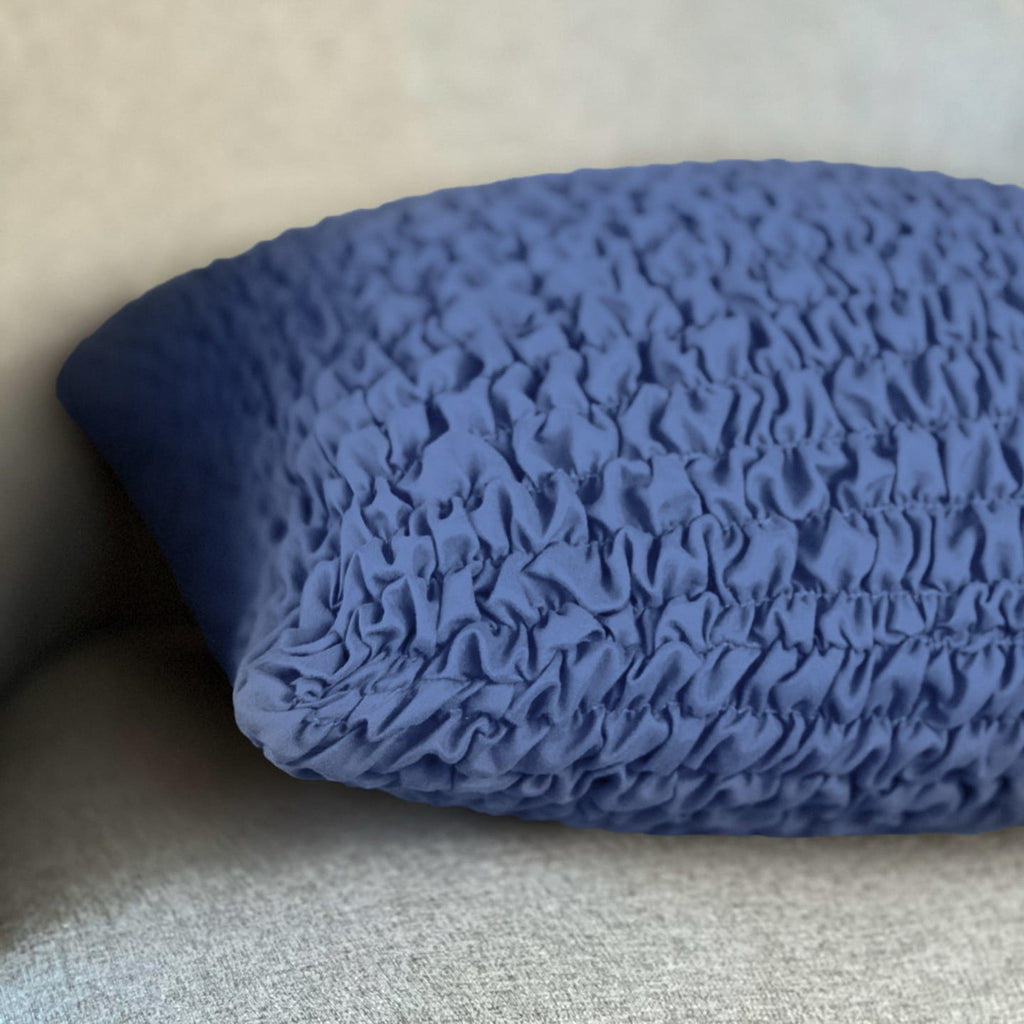 Microfibra - 2 Fundas Cojines Blue