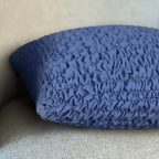 Microfibra - 2 Fundas Cojines Blue
