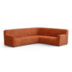 Microfibra - Funda Sofa Esquinero Terracota
