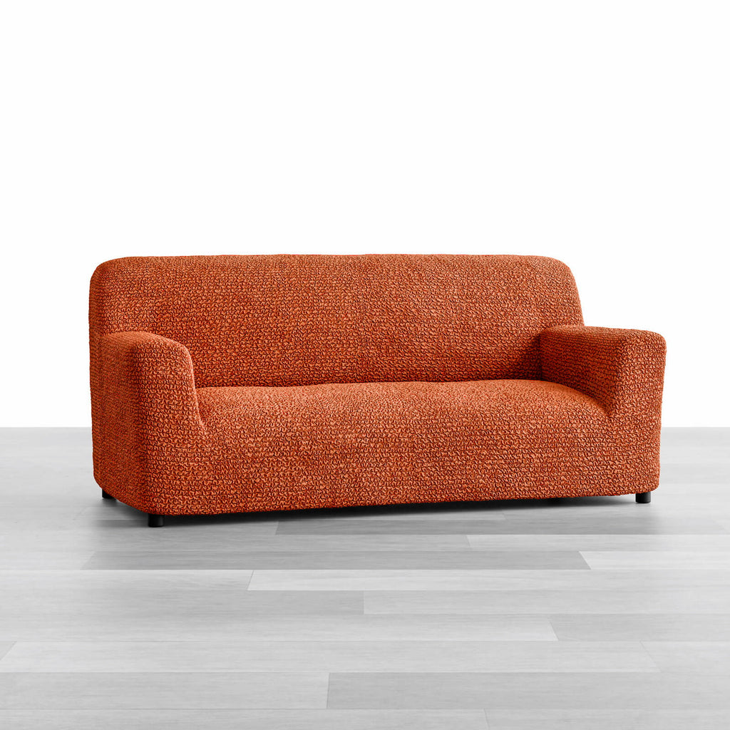Microfibra - Funda Sofa 3 cuerpos Terracota