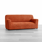 Microfibra - Funda Sofa 3 cuerpos Terracota