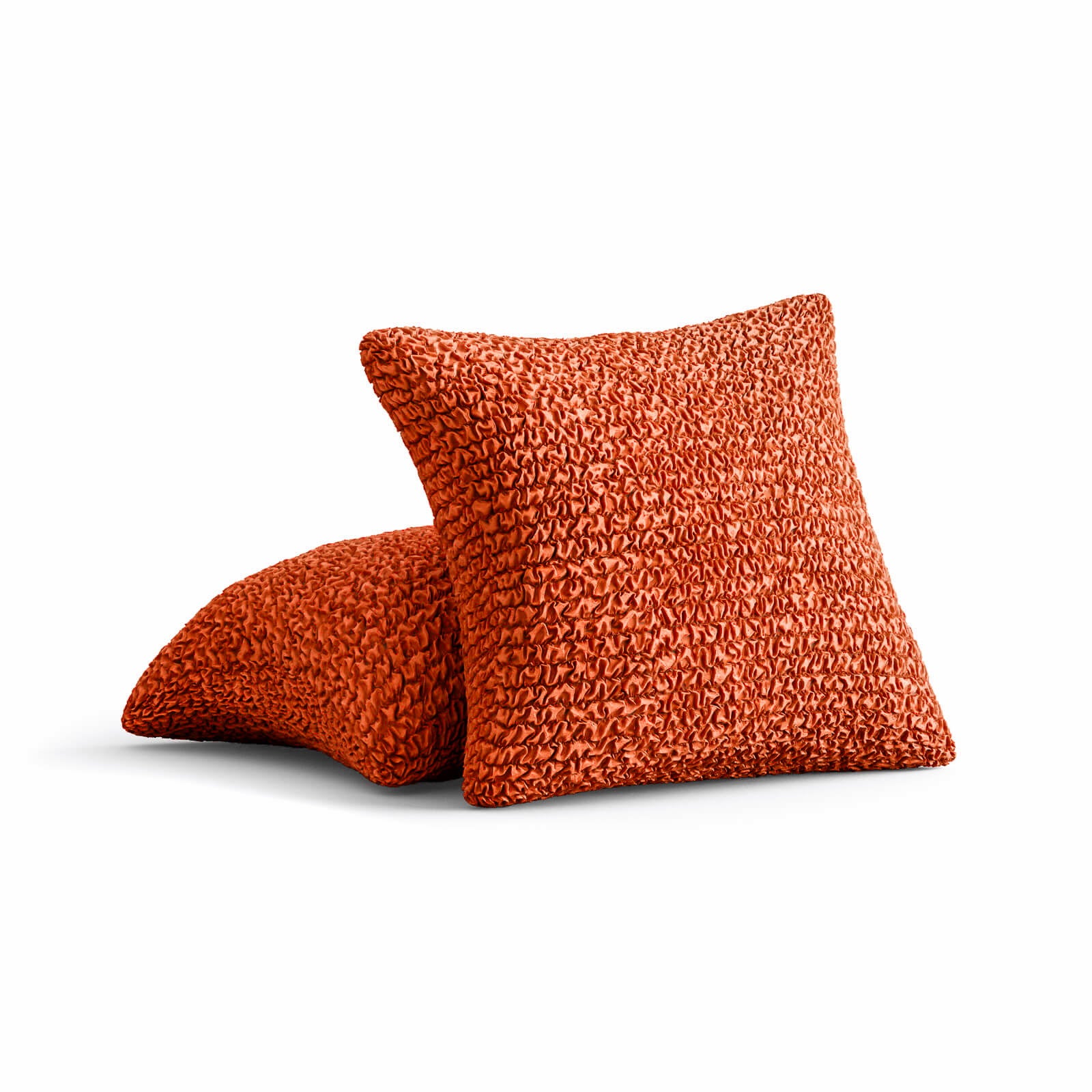 Microfibra - 2 Fundas Cojines Terracota