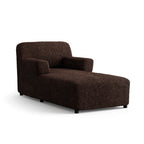 Microfibra - Funda Chaise Lounge Dark Chocolate