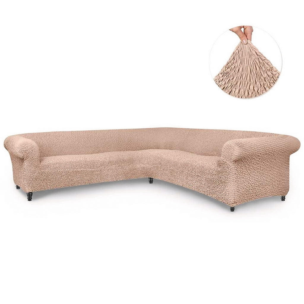 Microfibra - Funda Sofa Esquinero Turtledove