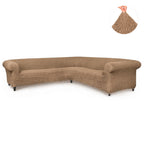 Microfibra - Funda Sofa Esquinero Camel
