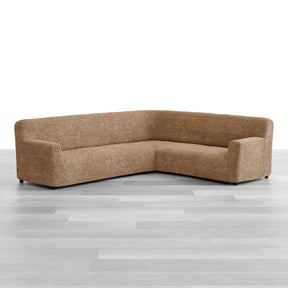 Microfibra - Funda Sofa Esquinero Camel