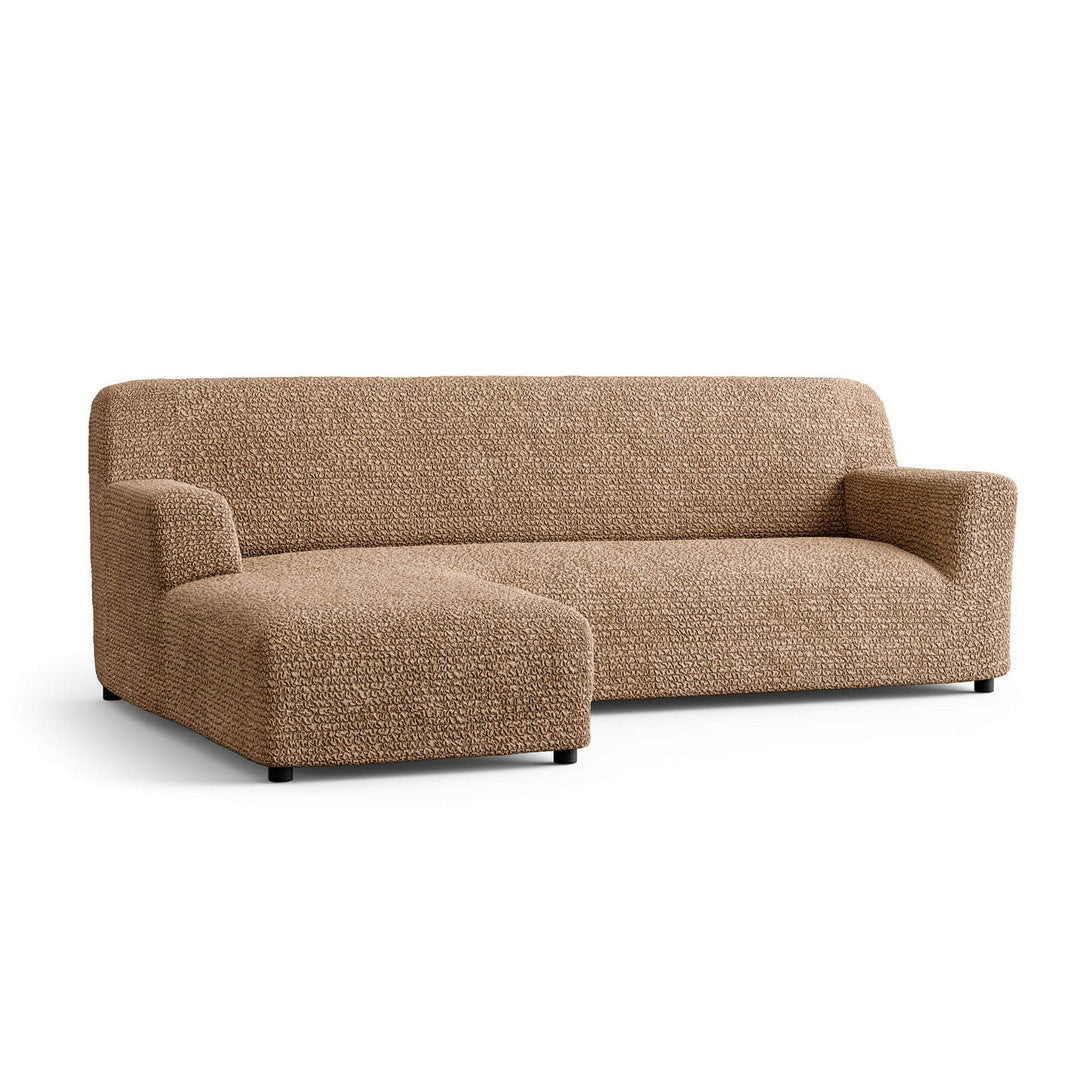 Microfibra - Funda Sofa L Izquierdo Camel