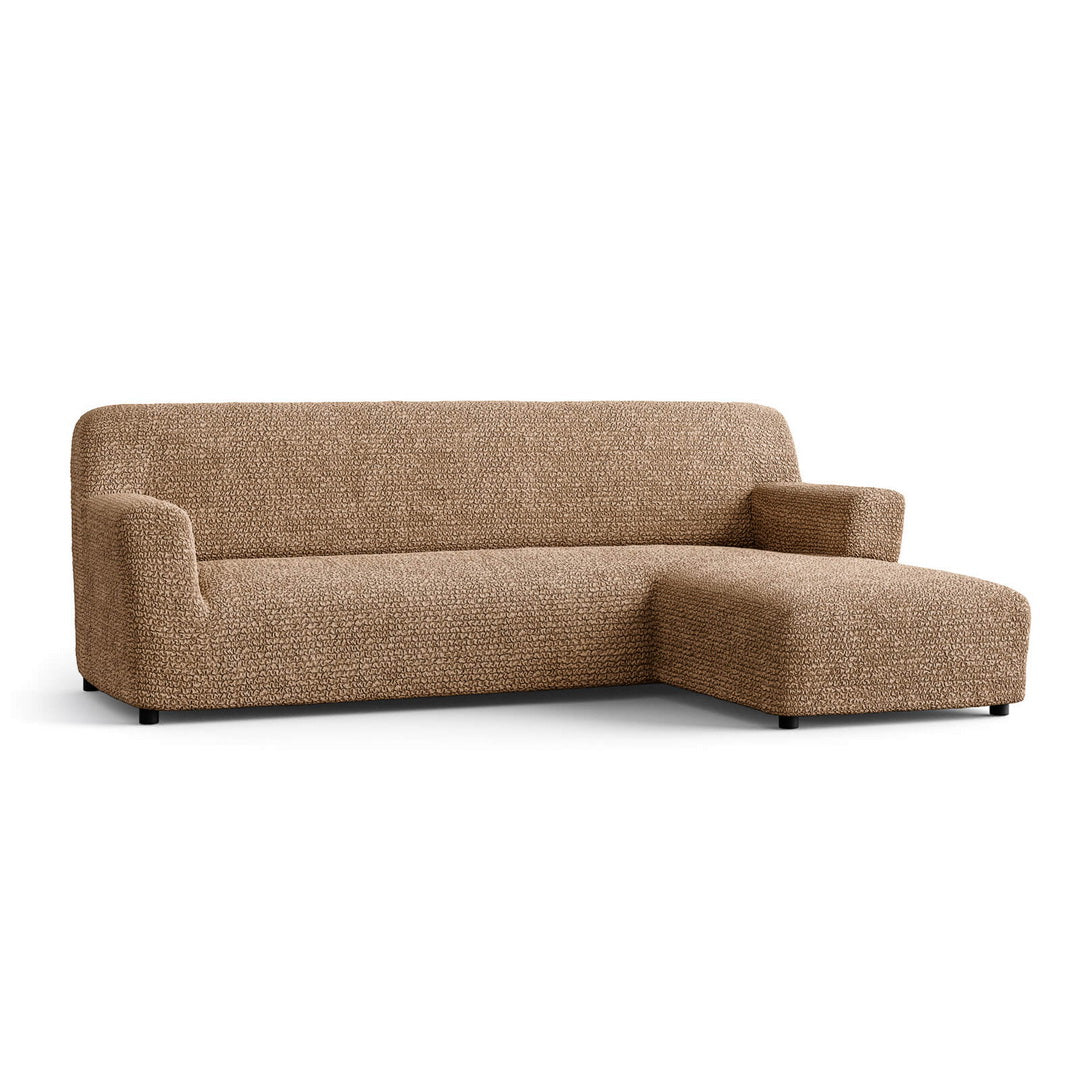Microfibra - Funda Sofa L Derecho Camel