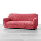 Printed Microfibra - Funda Sofa 3 cuerpos Berry