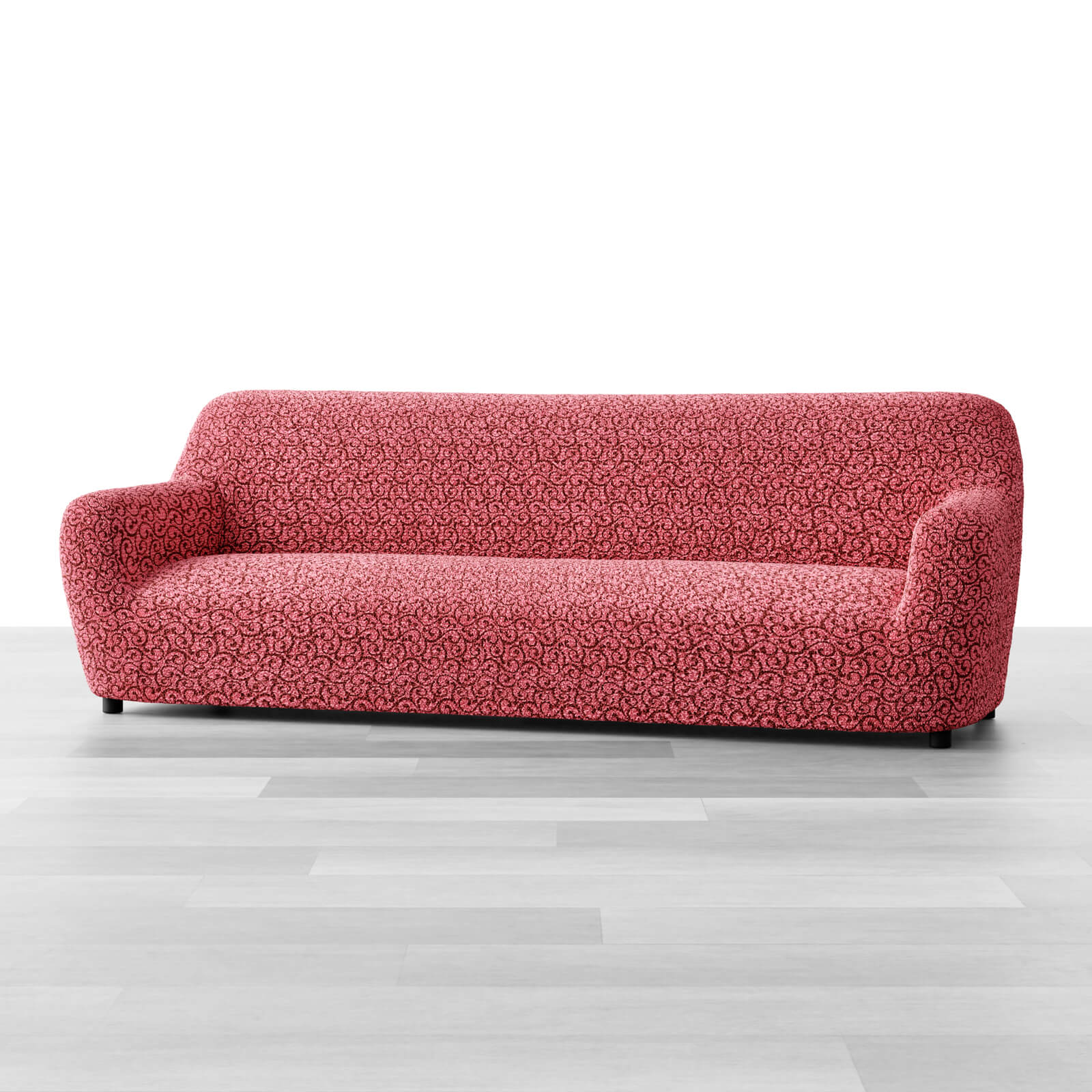 Printed Microfibra - Funda Sofa 4 cuerpos Berry