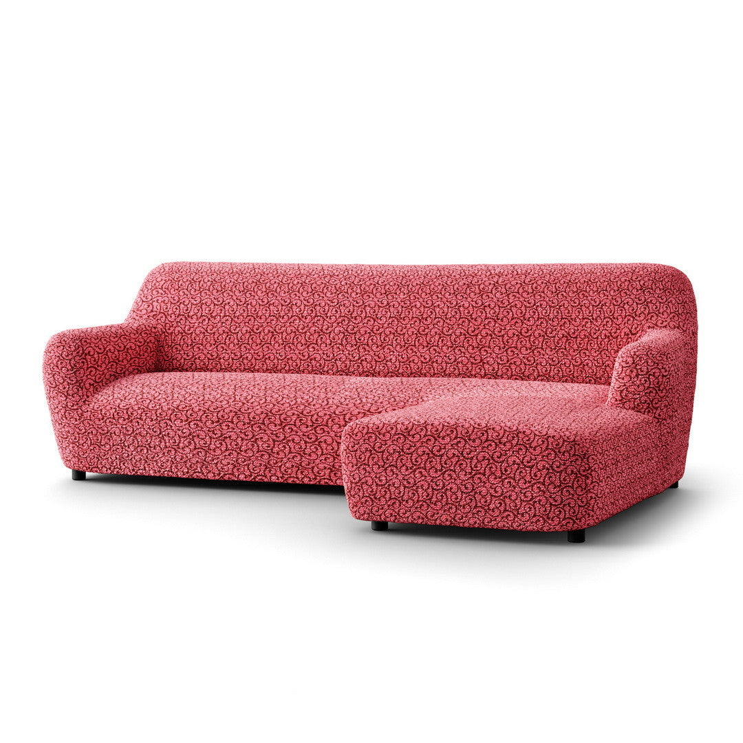 Printed Microfibra - Funda Sofa L Derecho Berry