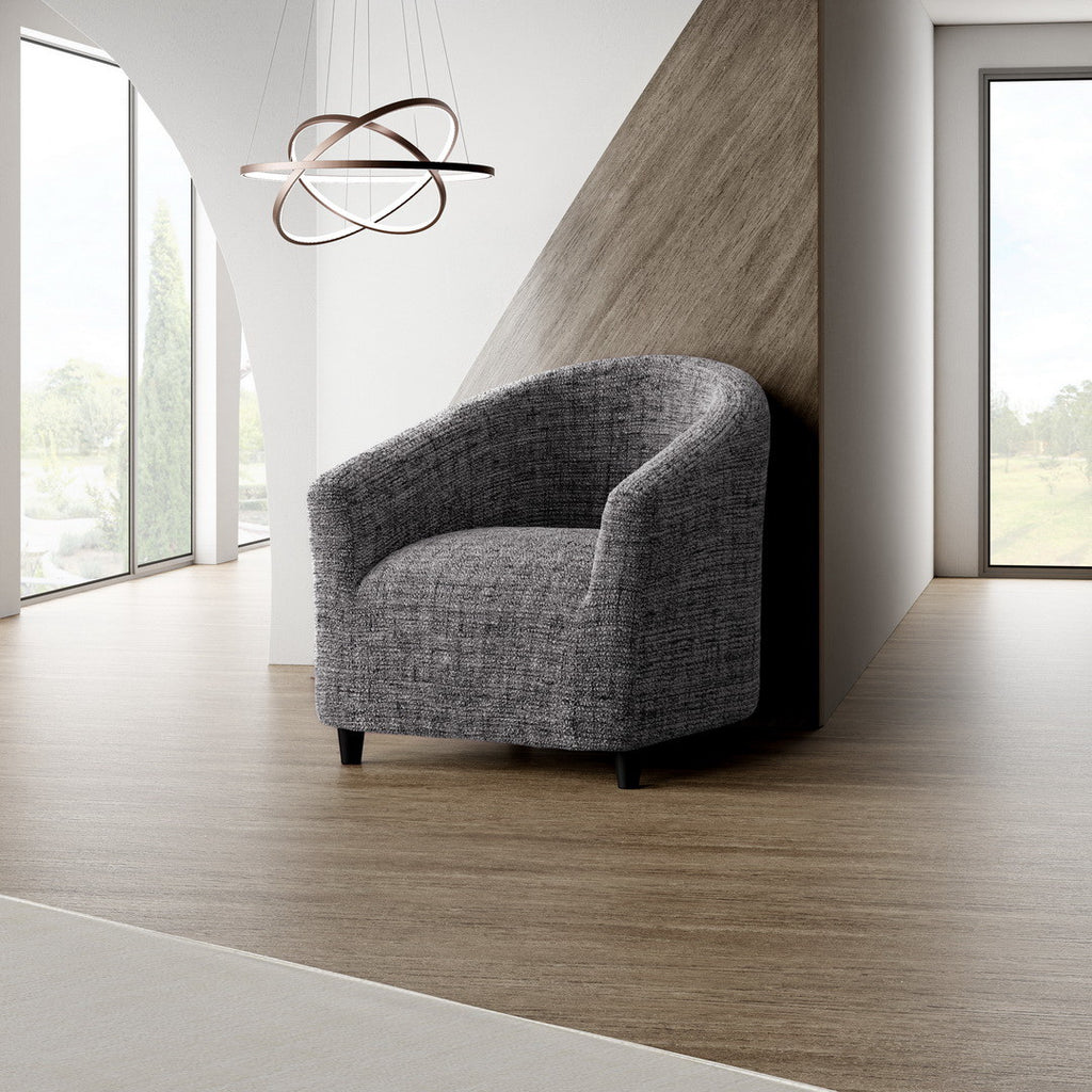 Printed Microfibra - Funda Poltrona Black Pepper